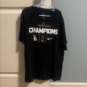 Nike Dodgers Black Champions T-Shirt